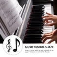 thumbnail image 3 of REOFLYUP 6 Pcs Clip de Partition Noir Design Simple Support de Livre de Musique avec Force de Serrage Forte, 3 of 8