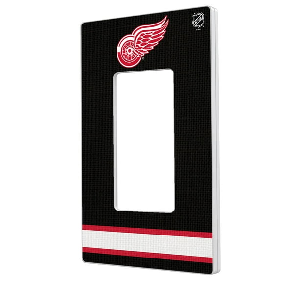 Detroit Red Wings Single Rocker Lightswitch Plate
