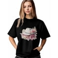 thumbnail image 1 of Women's T-Shirt,Short Sleeve Tee Shirts Casual Tops White Cowboy Hats Crewneck T Shirt for Women, 1 of 8
