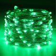 thumbnail image 1 of Cadena de luces LED de alambre de cobre, guirnalda impermeable con USB y batería, luz de hadas, decoración de fiesta de boda y Navidad, iluminación de vacaciones, 5/10M, 1 of 4