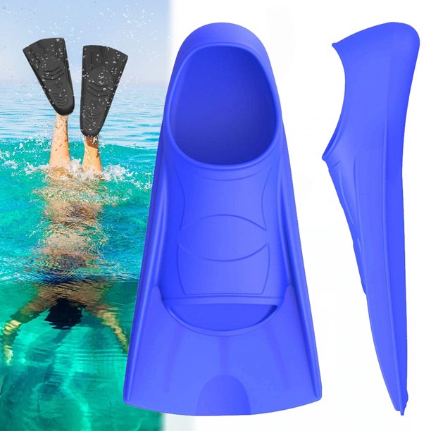 Elbourn Swim Fins Swim Flippers for Lap Swimming, Flexible Silicone
