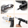 thumbnail image 3 of Mistaha Electric Drill Rivet Gun Adapter with Multiple Rivet Sizes Conversion Kit for Easy and Effective Riveting - Alloy Steel Construction, High Hardness Connecting Rod, Non-Slip Grip - 8mm Hex, 3 of 6