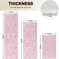 thumbnail image 4 of Pioneer Flower Floral Print Pattern Kitchen Rugs Sets Of 3,Kitchen Runner Rugs Non Skid Washable,Decorative Kitchen Floor Mats for Kitchen,Sink,Laundry,17X30 Inch + 17X47 Inch + 17X59 Inch, 4 of 6