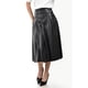 thumbnail image 5 of Falda midi efecto piel Roman Fashion /Juvenil, 41023 (Negro) negro M, 5 of 5