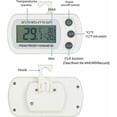 thumbnail image 2 of 2-Piece Digital Refrigerator/Freezer Thermometer Set, Temperature Range -20 to 50°C, with Hook, Easy-to-Read LCD Screen, Max/Min Temperature Recording Function, 2 of 5