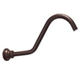 thumbnail image 2 of Moen Waterhill Oil Rubbed Bronze 14-Inch Replacement Extension Curved Shower Arm, S113Orb, 2 of 3