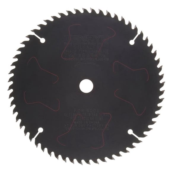 7.25 Dia. x 0.62 in. PTFE Coated Ultimate Trim Saw Blade - 60 Teeth