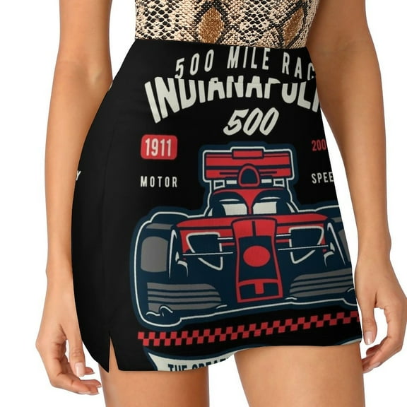 2024 Indianapolis 500 Mile Race Women's skirt Sport Skort Skirt With Pocket Fashion Korean Style Skirt 4Xl Skirts Indianapolis Indy