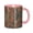Pink, variant on Boho Black Circle Coffee Mug Fun Custom Ceramic Mugs 11oz Black