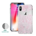 thumbnail image 5 of iPhone X Case, ESR Slim Fit Floral Totem Clear Case Violet Paisley, 5 of 8