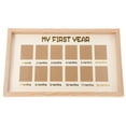 thumbnail image 4 of Baby 1st Year Photo Frame for Storing Displaying Newborn Milestone Pictures Multi Sheet 12 Months, 4 of 8