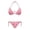 Paw Print and Heart Pattern, variant on HELLHERO Valentine Heart Print 2 Piece Bikini Set Quick Drying Plus Size Two Piece Swimwear Cute Halter Tie Side Bathing Suit for Vacation