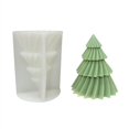 thumbnail image 2 of Molde de silicona 3D para velas de árboles de Navidad, molde para velas, molde para velas DIY, molde para decoración navideña, 2 of 7