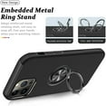 thumbnail image 3 of Entronix Case Designed for Apple iPhone 16 Pro Heavy Duty Case with Built-in Kickstand, Dual Layer Protection with Rotating Holder Ring, Sturdy Case for Apple iPhone 16 Pro, Black, 3 of 6