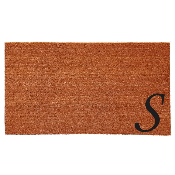 Urban Chic Monogram Doormat (Letter S)