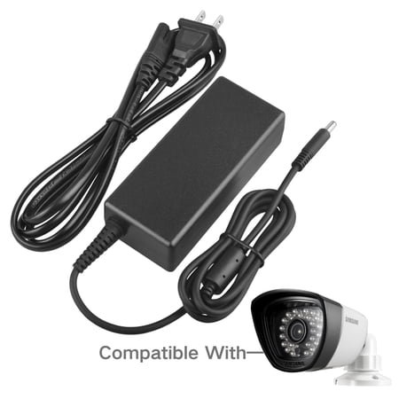 Kybate 12V AC/DC Adapter Compatible with CCTV Camera DVR NVR CS-1205000