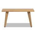 thumbnail image 1 of Pemberly Row 35.5" Solid Red Oak Wood Bench in Natural Brown, 1 of 12
