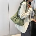 thumbnail image 2 of Bolso Hobo Fruncido Tote Holgado Hombro Cordón Plisado Nylon para Mujer, 2 of 9