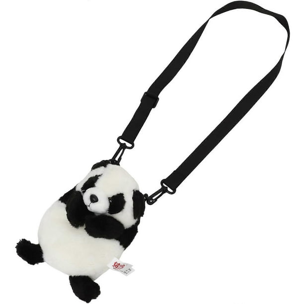 Plush Panda Crossbody Bag Multi Cute Cartoon Bag with Versatile Wear Options for Decor