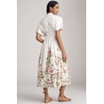 thumbnail image 2 of Women's Boho Floral Print Button Down Shirt Dress Short/Long Sleeve Collared A-Line Midi Casual Dress, 2 of 4