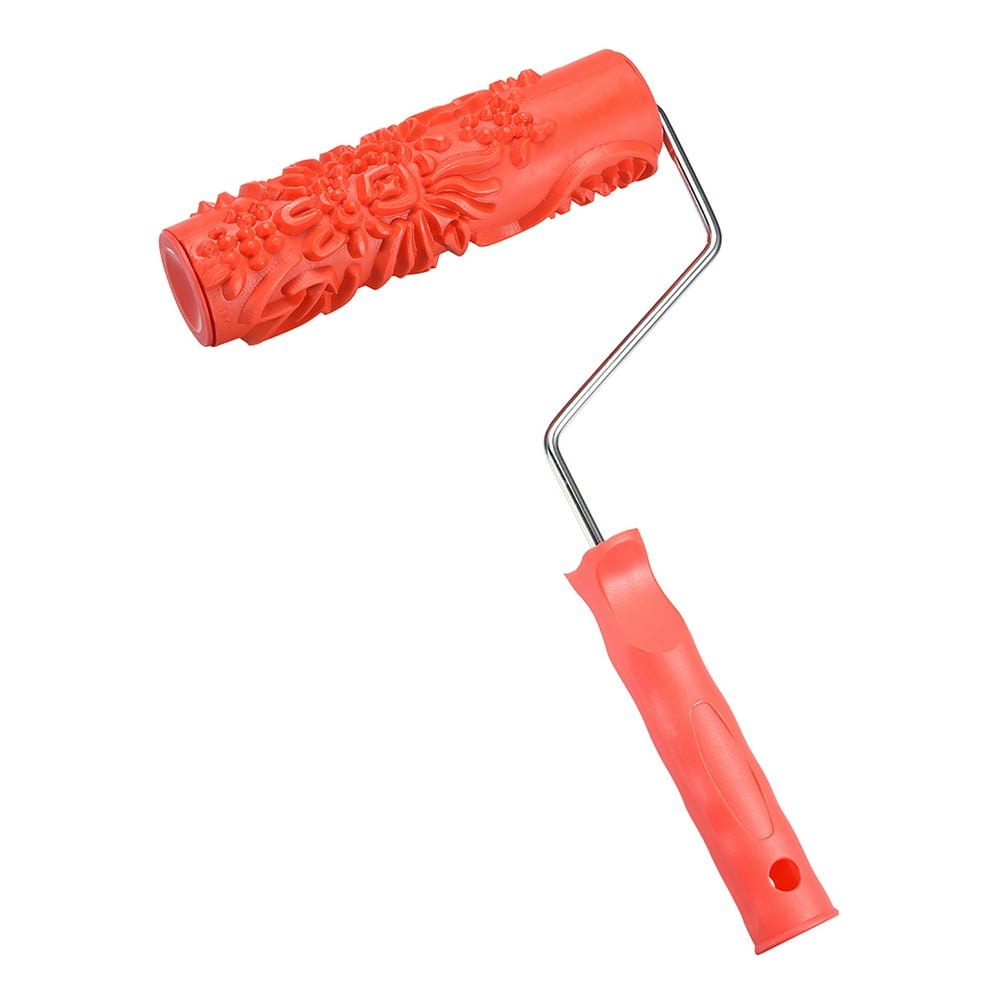 Wood Pattern Painting Roller 7 inch Rubber Wood Grain Tool Embossed