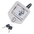 thumbnail image 4 of Trailer Door Latch, RV Door Lock Stainless Steel Waterproof With 2-Key For Toolbox For Cabinet For, 4 of 8