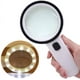thumbnail image 1 of Lupa con luz, lente de lupa iluminada jumbo de alta potencia 30X para personas mayores que leen letras pequeñas, sellos, mapas, inspección, degeneración macular, 1 of 1