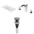 thumbnail image 1 of American Imaginations 35.5-in. W 3H8-in. Ceramic Top Set In White Color - Drain Incl. AI-33016, 1 of 9