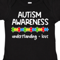 thumbnail image 3 of Inktastic Autism Awareness Understanding and Love with Puzzle Pieces Boys or Girls Baby Bodysuit, 3 of 4