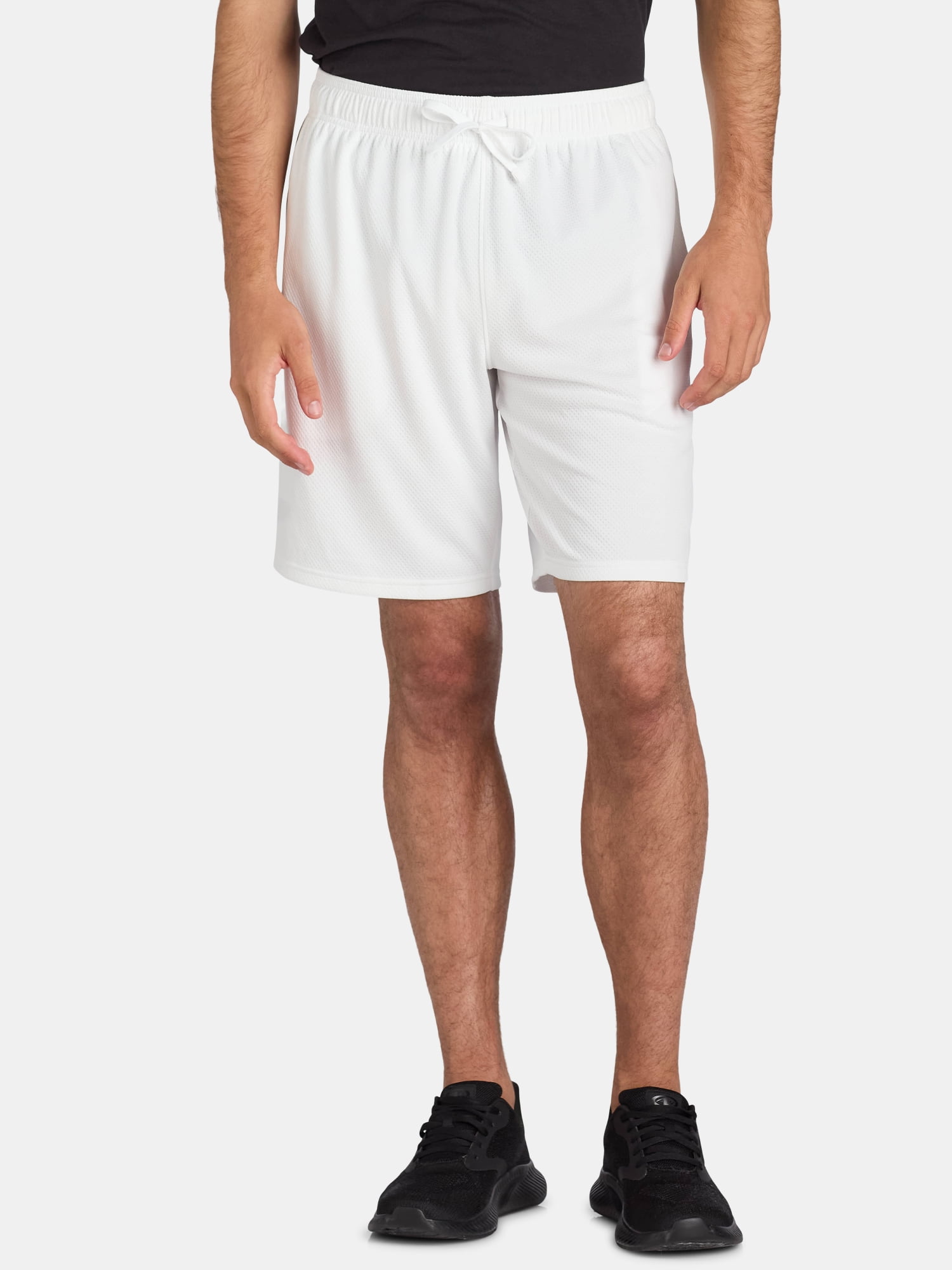 Athletic Works Men's and Big Men's Active Mesh Shorts, 9" Inseam, 2-Pack, Sizes XS-5XL