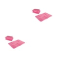 thumbnail image 1 of Eigraketly Colchoneta para sentarse, a prueba de humedad, plegable, para acampar, senderismo, jardín, parque, cojín, silla, XPE, almohadilla de Rosado 2piezas, 1 of 6
