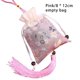 thumbnail image 3 of Qarigey Bolso con cordón Bolsita Bordado Bendiciones Hogar Oficina Dormitorio Sala de estar Colgante Coche Revisión trasera Colgante Festival Accesorios de disfraces Rosa Qarigey AP017945-05, 3 of 6