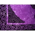 thumbnail image 3 of Celtic Tapestry Cotton Bedspread 104" x 88" Full Purple, 3 of 3
