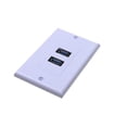 thumbnail image 2 of Panel de licencia Soledad Doble USB 3.0 Enchufe de Pared Placa de pared USB, 2 of 10
