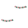 thumbnail image 2 of Naiovety Banderines de decoración navideña de tela, suministros encantadores para fiestas, regalos de Navidad, pancarta de suministros para Type8 NO8, 2 of 6