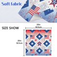 thumbnail image 4 of Iauyy Satin Napkins Set of 1- Flag Pattern DIY Printing Decoration Cloth Napkin- Easy Care for Home/Party, 4 of 8