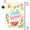 Summer Fruit Ice Cream Garden Flag, variant on 250th Anniversary Flag Celebrating 250 Years Anniversary Flags Retro 1776-2026 Patriotic Flags for Outdoor Lawn Garden Decor Doubleside Polyester