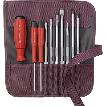 

PB 8218 SwissGrip Screwdriver Kit for Slotted & Phillips (Bordeaux)