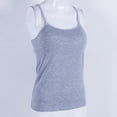 thumbnail image 2 of Wsevypo Women's Sleeveless Adjustable Built In Bra Padded Bra Tank Tops Camisole, 2 of 5
