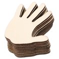 thumbnail image 4 of 10Pcs Cute Hand Cutout Wooden Cutouts 5 3X1 8X0 4In For Parties And Home Decor, 4 of 8