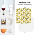 thumbnail image 7 of Bingfone Vintage Corn On The Cob Leather Drinks Coasters with Set of 6,Suitable for Home Kitchen,Coffee Cup Coasters Home Gift, 7 of 7