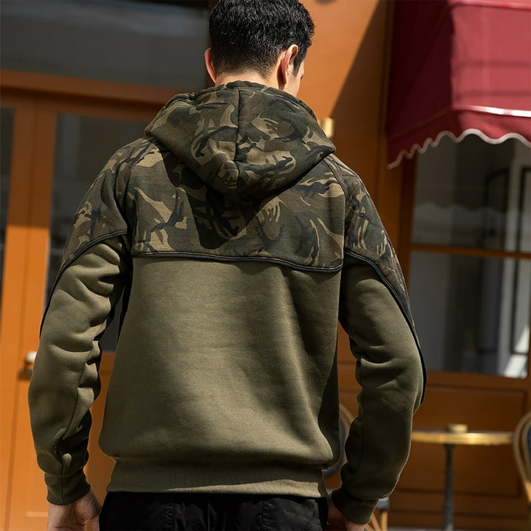 Dndkilg Hoodies for Men Pack Camouflage Lightweight Drawstring Y2k