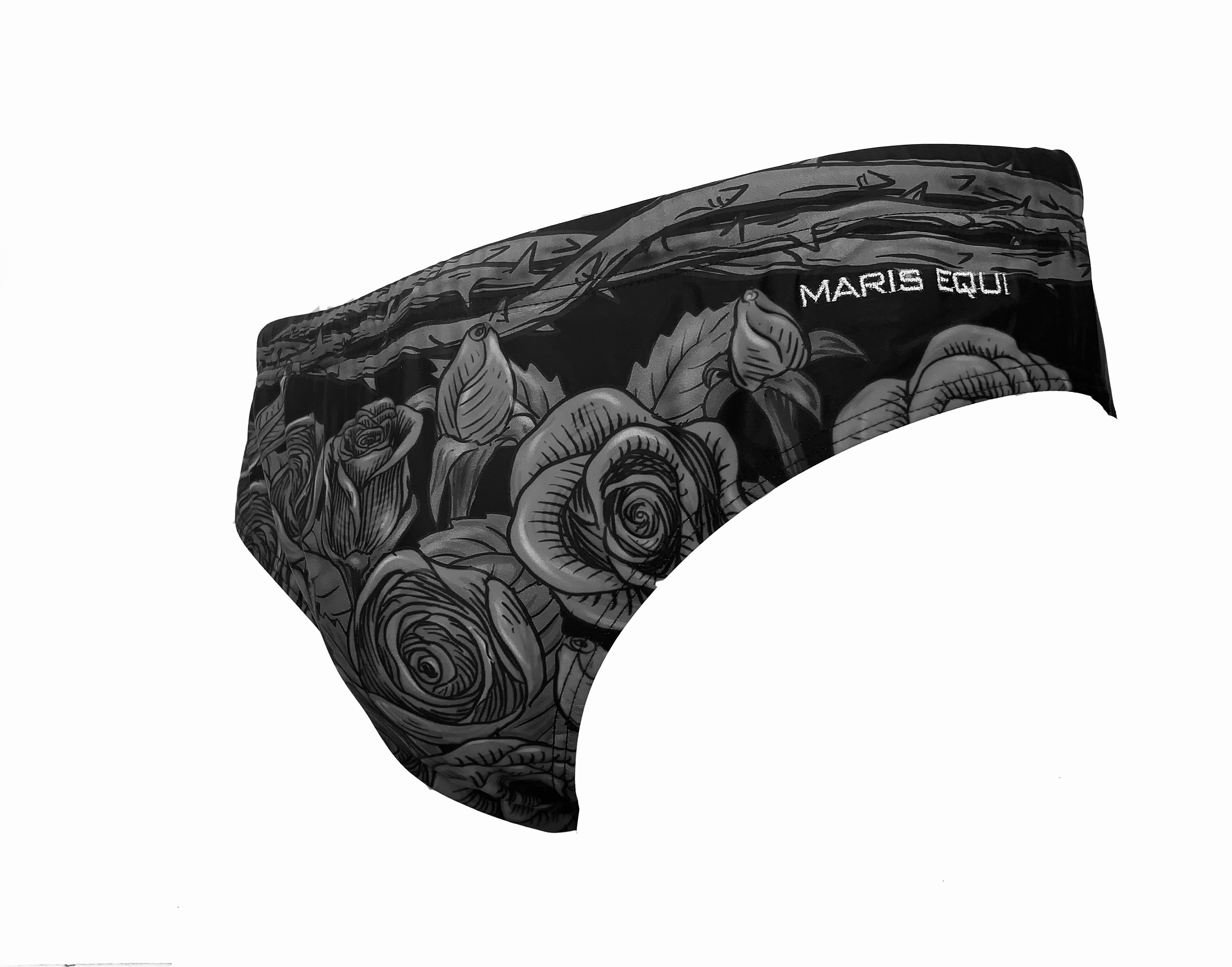Maris Equi Black Rose Men's Swim Brief