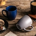 thumbnail image 4 of AmorArc 16oz Coffee Mugs Set of 6, Large Ceramic Coffee Mugs for Men, Women, Dad, Mom, Modern Coffee Mugs With Handle For Tea,Latte,Cappuccino,Cocoa. Dishwasher&Microwave Safe, Matte Multicolor, 4 of 7