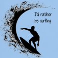 thumbnail image 3 of CafePress - I'd Rather Be Surfing T Shirt - Men's Classic Graphic T-Shirt, 3 of 4