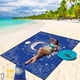 thumbnail image 1 of Manta de playa WIWIGO impermeable a prueba de arena 200x210 cm, 1 of 6