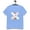 Carolina Blue, variant on Unisex RESURRECTION T-SHIRT (Maroon, L)
