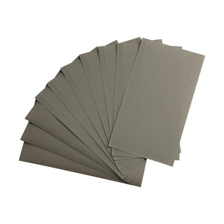 

10pcs Sandpaper Wet / Dry 3in*5-1/2in 600/800/1000/1200/1500/2000/2500Grit