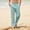 Mint Green, variant on Men's Casual Pants Big and Tall Loose Elastic Waist Pants with Pockets Clean Fit Soft Touch Pants for Weekend Outing Blue XXXXL