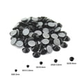 thumbnail image 5 of Dowarm Hotfix Crystal Rhinestones Hot Fix cristales para manualidades ropa cristal de cristal plano para decoración gemas redondas (negro azabache SS6 1440PCS), 5 of 5